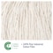 Boardwalk Cut-End Wet Mop, White, Cotton, BWK2016CEA BWK2016CEA - alternate 5